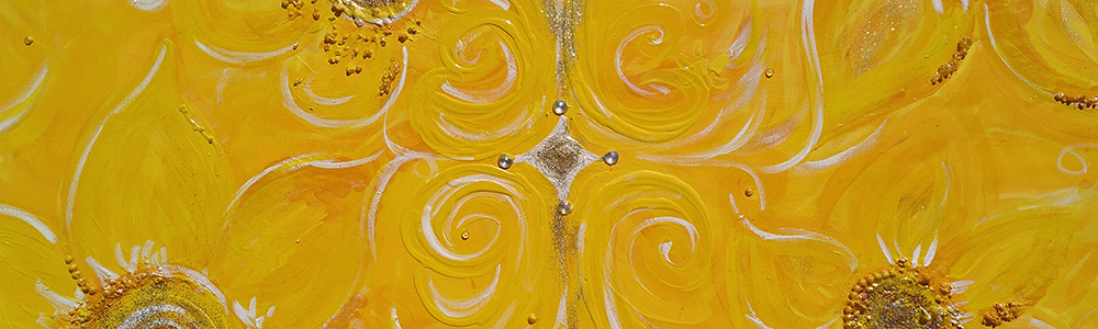 Isabelle Braun Kreativarbeit-gelbes Ornament